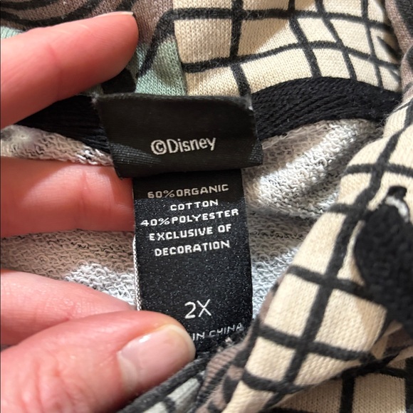 Disney The Nightmare Before Christmas Patchwork Hoodie sz 2X - Picture 8 of 9